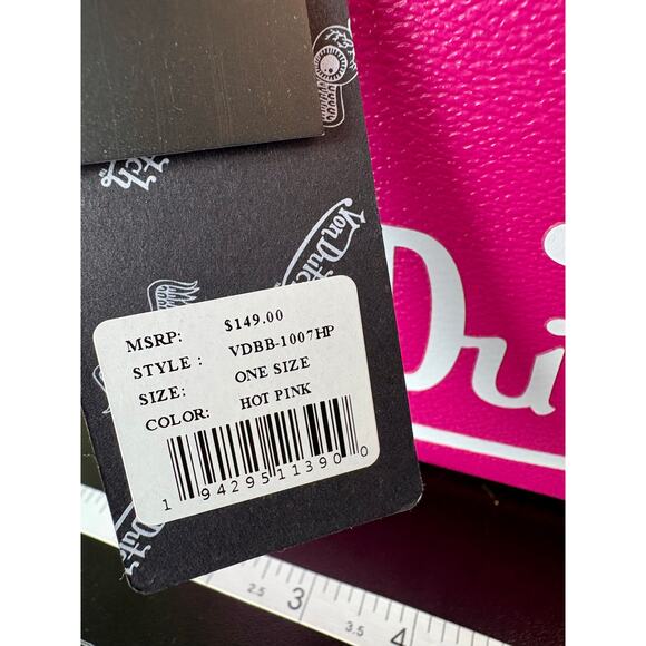 Stunning Pink Von Dutch Bowling Bag - New with Tags, Iconic Design! - Picture 2 of 5